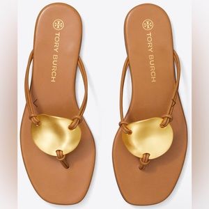 Tory Burch Patos sandal, caramel corn